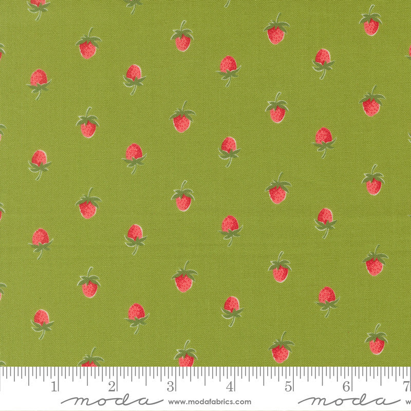 PRESALE Bloomsberry Berries Leaf Yardage by Camille Roskelley for Moda Fabrics | 55352 14