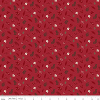 Christmas Time Foliage Red Yardage by Dani Mogstad for Riley Blake Designs | C17823-RED