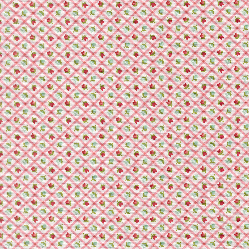PRESALE Bloomsberry Check Blush Yardage by Camille Roskelley for Moda Fabrics | 55358 11