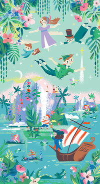 PRESALE Forever Neverland Panel 24" x 43" by Jill Howarth for Riley Blake Designs | PD15907-PANEL