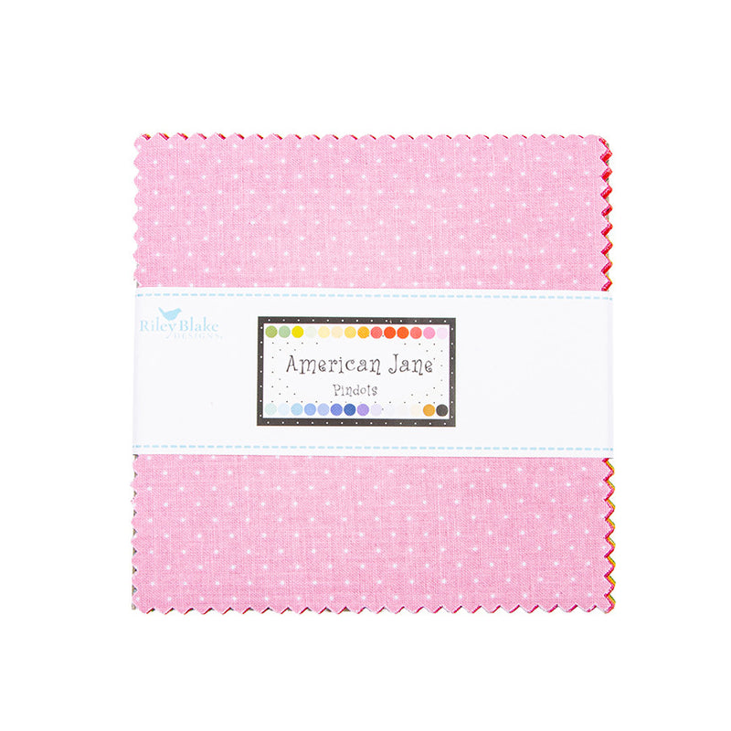 American Jane Pindots 5" Stacker by American Jane for Riley Blake Designs | 42 Precut 5" Squares| 5-840-42
