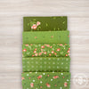 Abloom Custom Fat Quarter Bundle Green by Corey Yoder for Moda Fabrics | 5 Fat Quarters
