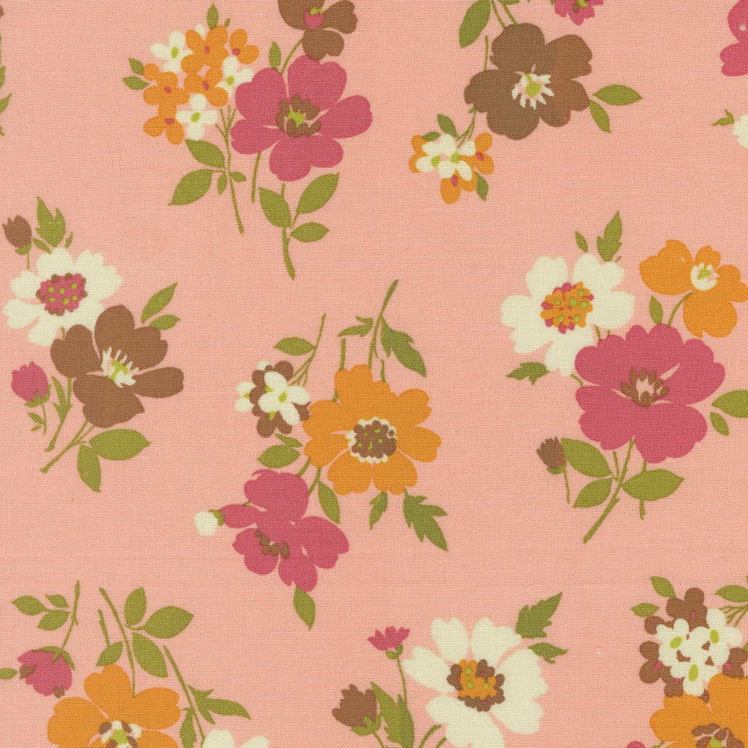 Happy Daze Groovy Garden Bubblegum Yardage by Chloe’s Closet for Moda Fabrics | 33843 12