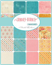 Sunday Brunch Souffle Mint Tea Yardage by BasicGrey for Moda Fabrics | 30755 19