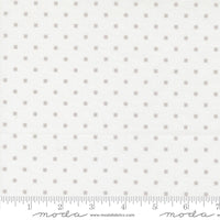 A Cat Named Stitch Cosmo Dot Cream Grey Yardage by Camille Roskelley for Moda Fabrics | 55345 25
