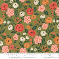 PRESALE Garden Glam Petal Pusher Grass Yardage by Lella Boutique for Moda Fabrics | 5270 16