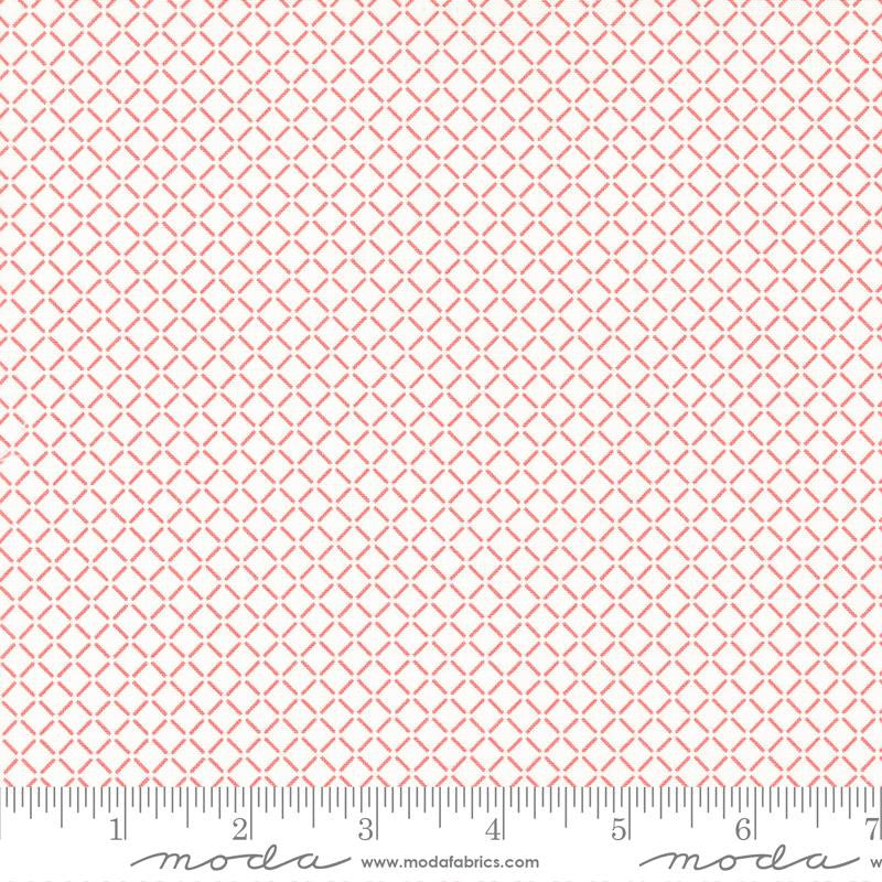 Lighthearted Cream Pink Summer Yardage by Camille Roskelley for Moda Fabrics |55295 11