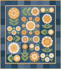 PRESALE Denim & Daisy Fresh as a Daisy Quilt Puzzle by Lori Holt of Bee in my Bonnet | FG-50849