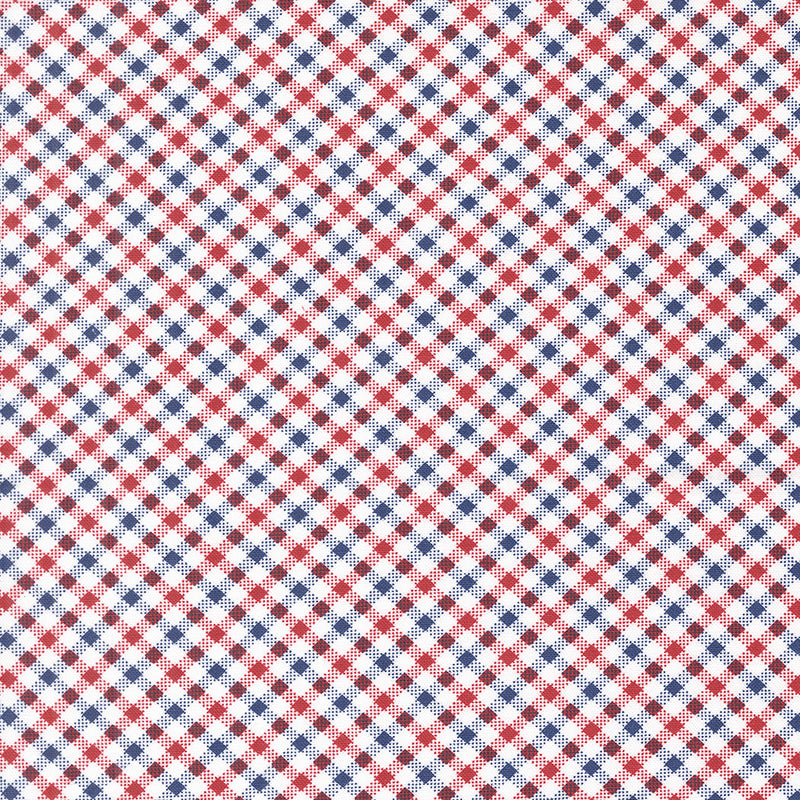 PRESALE Star Spangled Simple Check Patriotic Yardage by April Rosenthal of Prairie Grass for Moda Fabrics | 24175 11