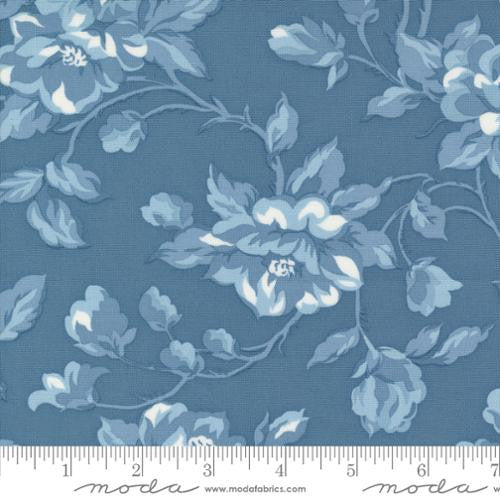 Shoreline Medium Blue Cottage Main Yardage by Camille Roskelley for Moda Fabrics |55300 23