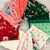 Tiny Christmas Custom Fat Eighth Bundle by Lizzy House for Moda Fabrics | 21 Fat Eighths