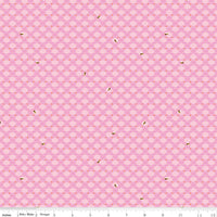 100 Aker Woods Honey Hex Pink Yardage by Jill Howarth for Riley Blake Designs | C15175-PINK