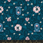 PRESALE Dog Park Teal Navy Pitbull Yardage by Sarah Watts of Ruby Star Society for Moda Fabrics | RS2095 14 | Cut Options