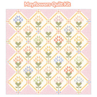 Mayflowers Quilt Kit Boxed With Pastel Prairie by My Sew Quilty Life for Moda Fabrics | KIT31780