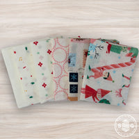 Tiny Christmas Custom Fat Quarter Bundle Low Volume by Lizzy House for Moda Fabrics | 6 Fat Quarters