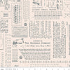 PRESALE TYPE/ography Background Blackboard Yardage by Lori Holt of Bee in My Bonnet for Riley Blake Designs | C16851-BLACKBOARD