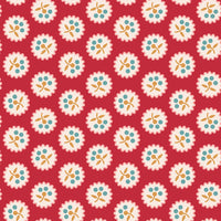 PRESALE Wide Back Americana Betsy Berry Yardage by Lori Holt of Bee in My Bonnet | 108" Wide Backing Fabric | WB16103-BERRY