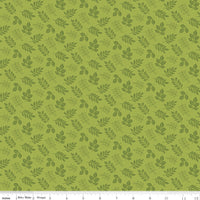 Little Darlin' Leaves Green Yardage by the RBD Designers for Riley Blake Designs | C16974-GREEN