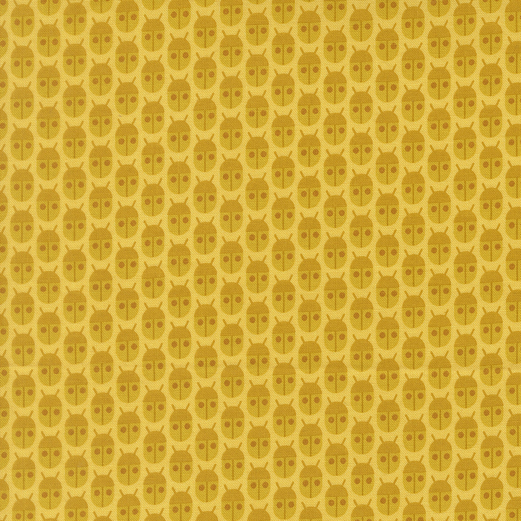 PRESALE Popcorn Little Bugs Lemon Yardage by Elizabeth Hartman for Moda Fabrics | 51280 12