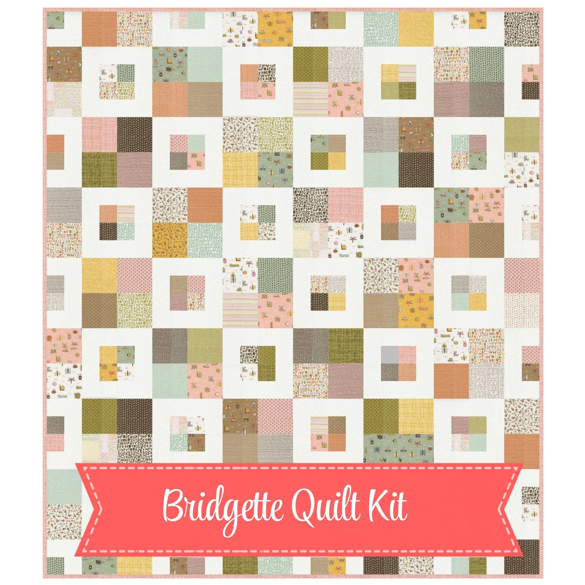 Bridgette Quilt Kit With Bug Collector by Sweetwater for Moda Fabrics | Quilt Size 54" x 64" (Fabric Only)