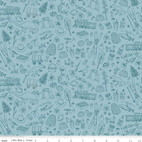 PRESALE Utah Tonal Blue Yardage by Kelsey Carlson for Riley Blake Designs | C17022-BLUE