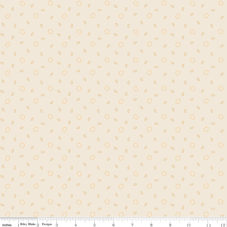 PRESALE Baked With Love Grandma's Pearl Marigold Yardage by Lori Holt of Bee in My Bonnet | C17788-MARIGOLD