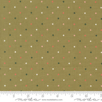PRESALE Garden Glam Magic Dot Grass Yardage by Lella Boutique for Moda Fabrics | 5230 76