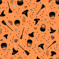 PRESALE Freaky Familiars Witchy Woman Pumpkin Yardage by Ruby Star Society | RS5195 12