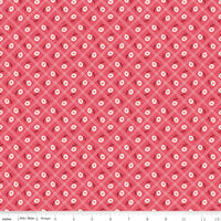 PRESALE Berry & Sage Calico Tea Rose Yardage by Lori Holt of Bee in My Bonnet | C17384-TEAROSE