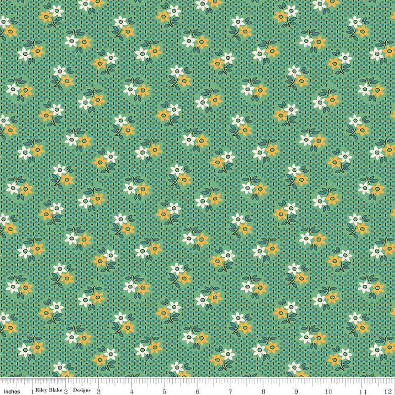 Gentler Times Nostalgia Alpine Yardage by Lori Holt of Bee in My Bonnet For Riley Blake Designs | C16480-ALPINE