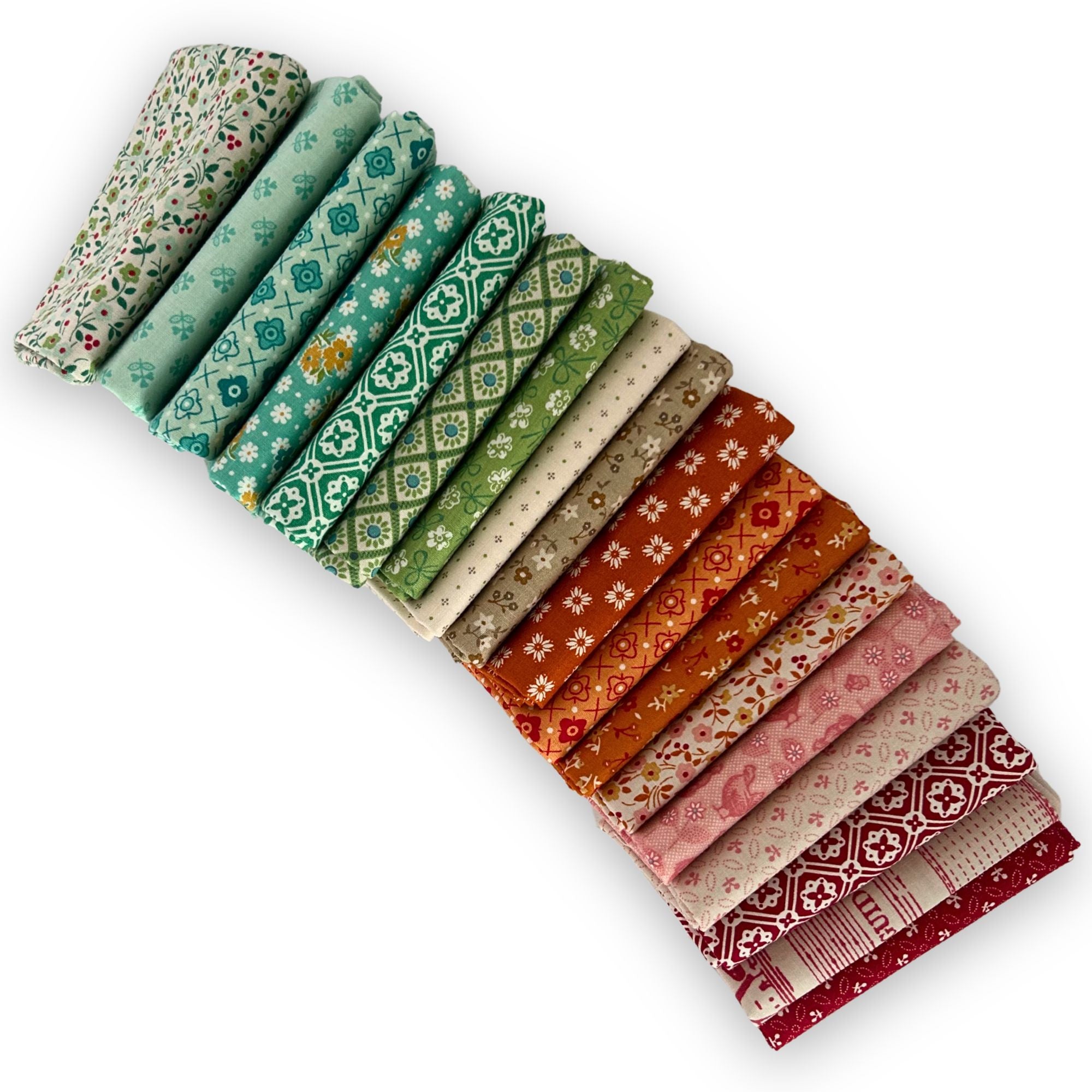 Fat Quarter Bundle Farm Fresh | Farmers Daughter by Lori Holt of Bee in My Bonnet | 18 Fat Quarters | Curated Bundle