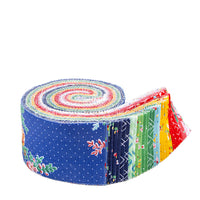 Simple Pleasures Rolie Polie 2 1/2" for Riley Blake Designs | 40 Precut 2.5" Strips | RP-16650-40