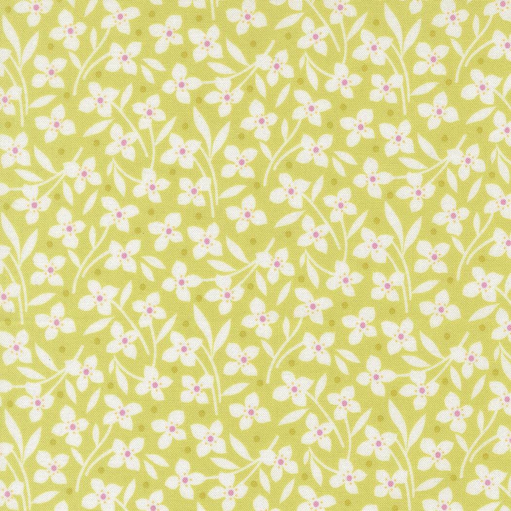 Summers End Forget Me Not Sprout Yardage by Fig Tree & Co for Moda Fabrics | 35435 17