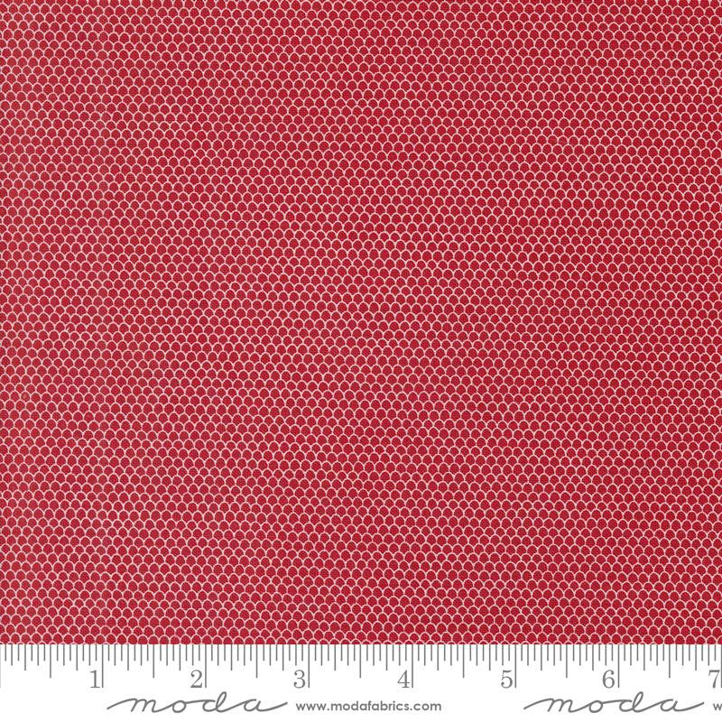 On Dasher Mini Slopes Red Yardage by Sweetwater for Moda Fabrics | 55667 12