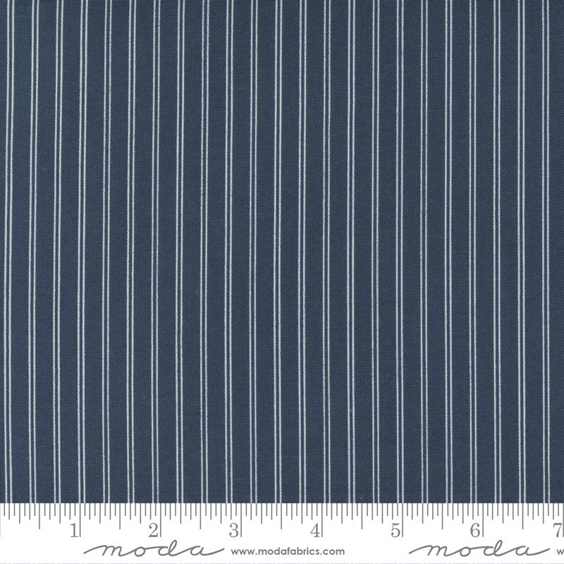 PRESALE Nantucket Summer Stripe Navy Yardage by Camille Roskelley for Moda Fabrics | 55267 13