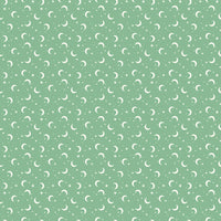 Frank and Friends Moon & Stars Green Yardage by My Mind's Eye for Riley Blake Designs | C17477-GREEN