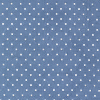 A Cat Named Stitch Cosmo Dot Blue Yardage by Camille Roskelley for Moda Fabrics | 55345 13