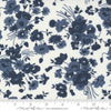 Nantucket Summer Somerset Cream Navy Yardage by Camille Roskelley for Moda Fabrics | 55260 21