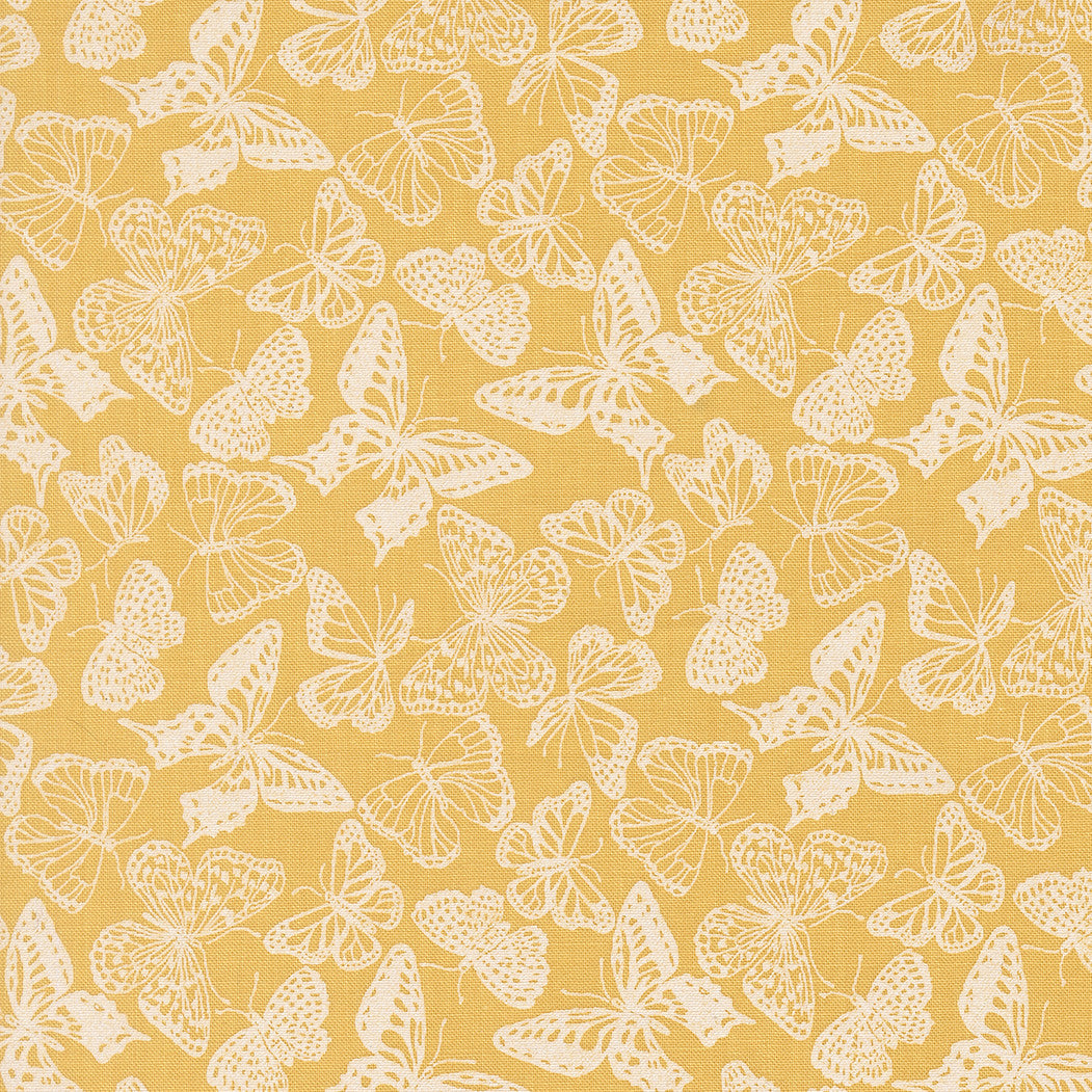 PRESALE My Secret Garden Flitter Flutter Sunflower Yardage by Stacy Iest Hsu for Moda Fabrics | 20984 32