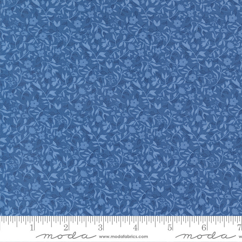 PRESALE Blueprint Frolic Blueprint Sea Yardage by Camille Roskelley for Moda Fabrics | 55335 17
