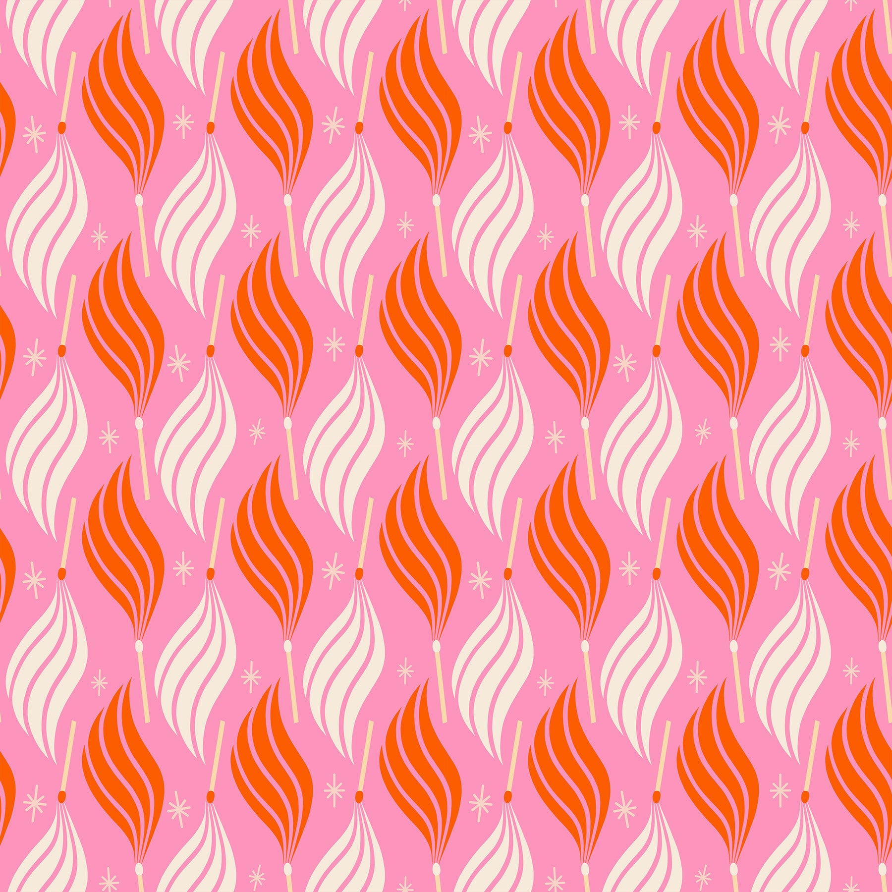 Trinketry Lit Flamingo Yardage by Melody Miller for Ruby Star Society | RS0113 15