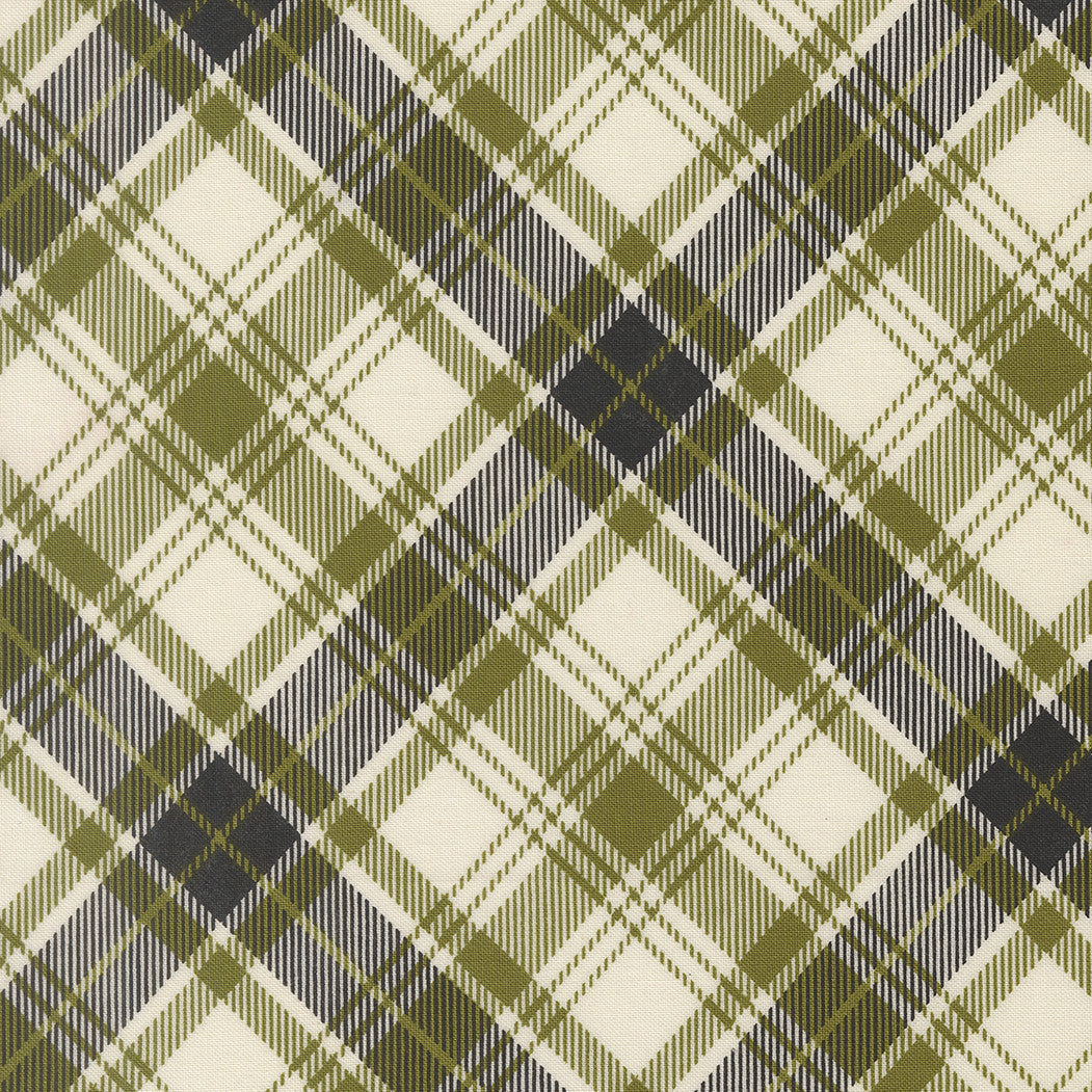 PRESALE Chilly Christmas Plaid Pine Yardage by Sweetwater for Moda Fabrics | 55715 13