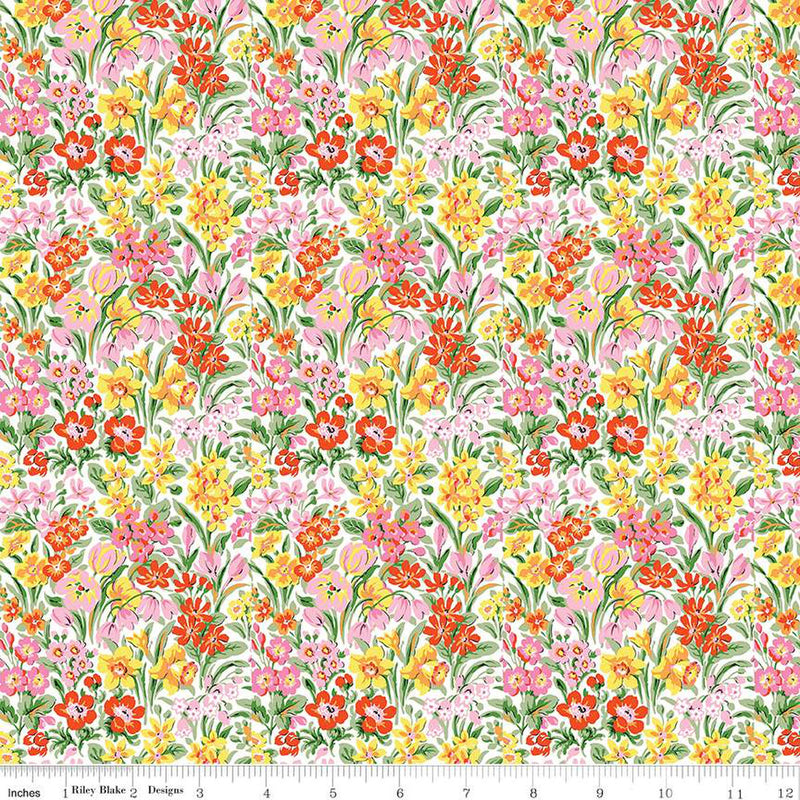 Liberty of London Kew Blooms C London Parks Yardage by Liberty Fabrics |01666864C