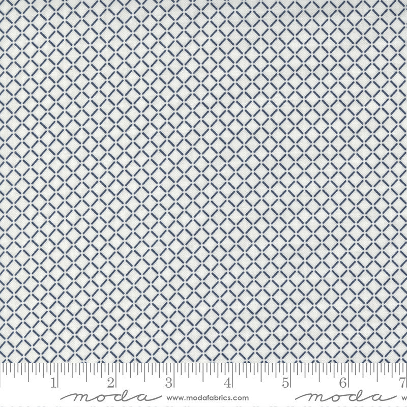 Nantucket Summer Sail Cream Navy Yardage by Camille Roskelley for Moda Fabrics | 55265 21