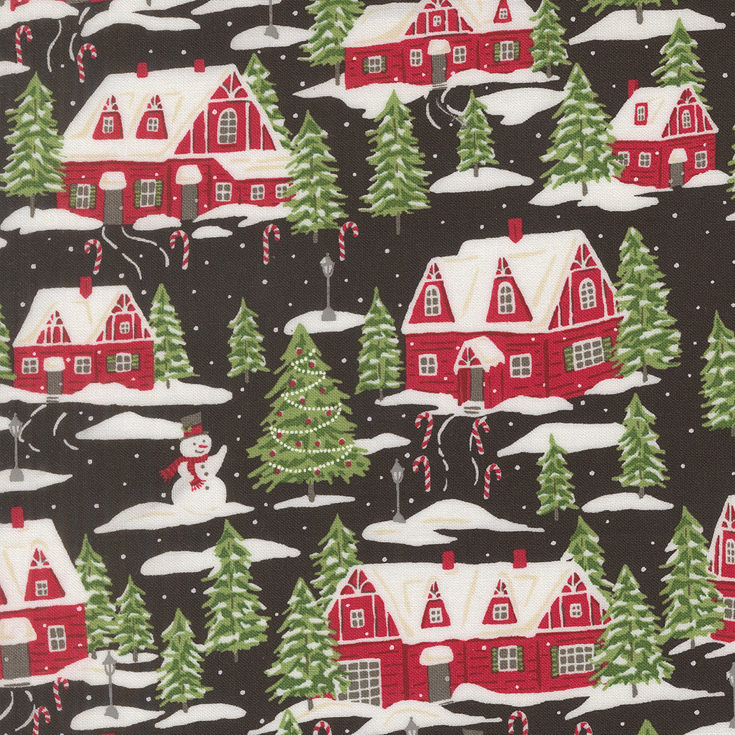 PRESALE Holiday Cheer Midnight Yardage by Stacy Iest Hsu for Moda Fabrics | 20972 20