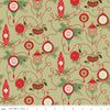 Glisten Bulbs Olive Yardage by Sandy Gervais for Riley Blake Designs | C16221-OLIVE