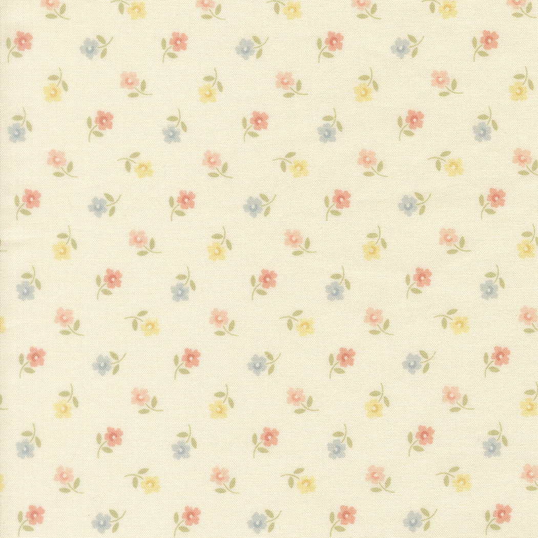 PRESALE Handmade Sweetness Posies Porcelain Yardage by Heather Briggs of My Sew Quilty Life for Moda Fabrics | 31794 11