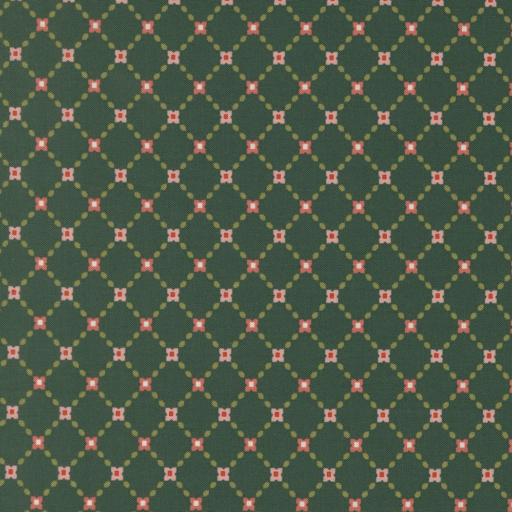 PRESALE Garden Glam Perennial Teal Yardage by Lella Boutique for Moda Fabrics | 5273 18