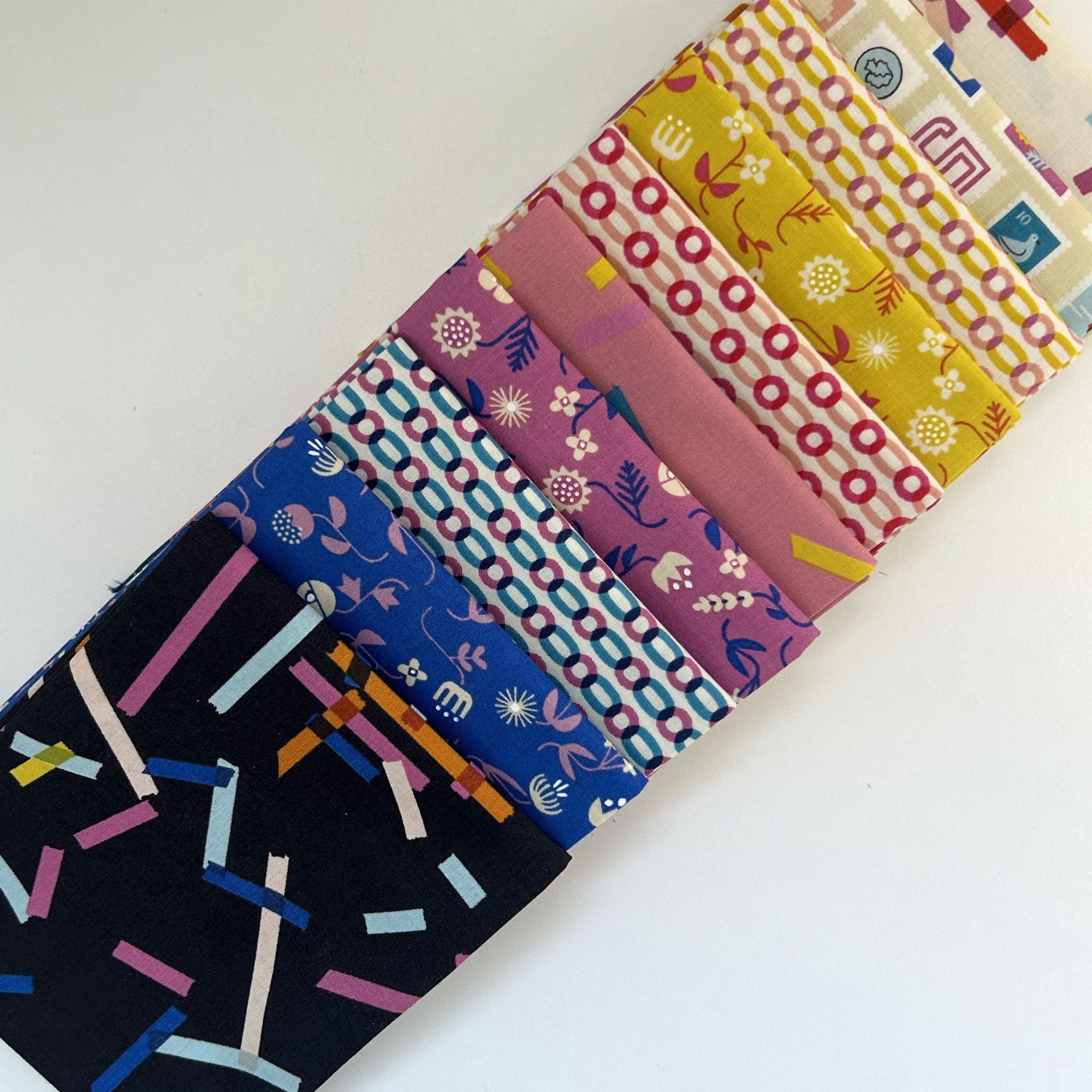 Salutations Custom Fat Quarter Bundle by Rashida Coleman Hale for Ruby Star Society | 10 Fat Quarters