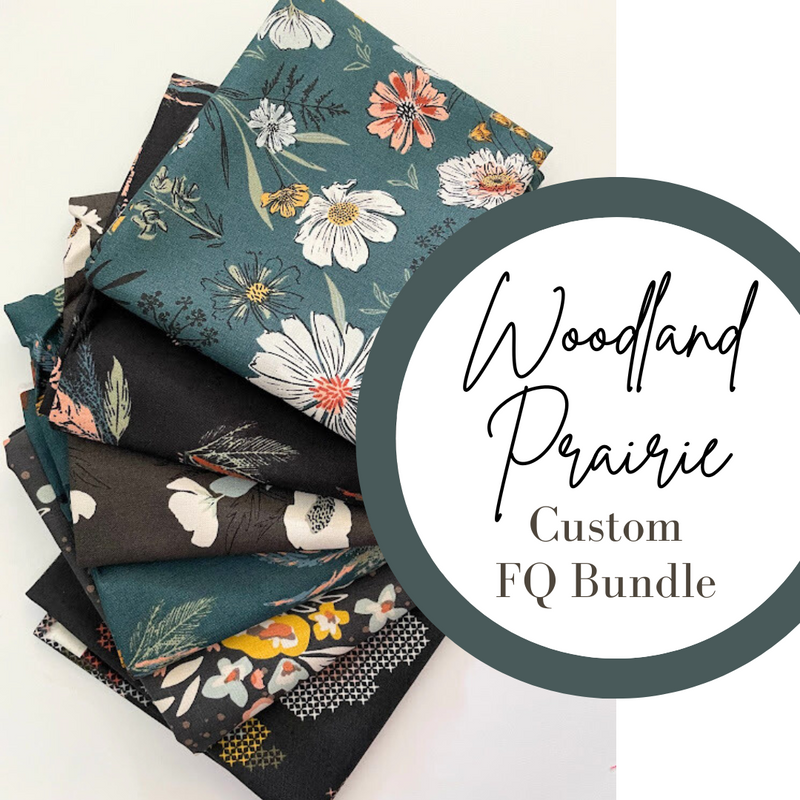 Woodland Prairie Midnight Sky Custom Fat Quarter Bundle using Moda Fabrics | 6 FQs